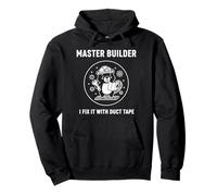 Emblema Profesional Master Builder I Fix It with Duct Tape Sudadera con Capucha