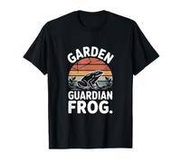 Emblema Protector de Estanque Garden Guardian Frog Backyard Camiseta