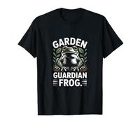 Emblema Protector de Estanque Garden Guardian Frog Backyard Camiseta