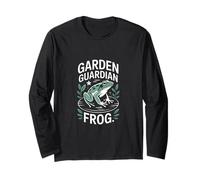 Emblema Protector de Estanque Garden Guardian Frog Backyard Manga Larga