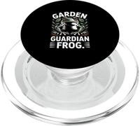 Emblema Protector de Estanque Garden Guardian Frog Backyard PopSockets PopGrip para MagSafe
