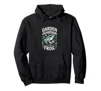 Emblema Protector de Estanque Garden Guardian Frog Backyard Sudadera con Capucha