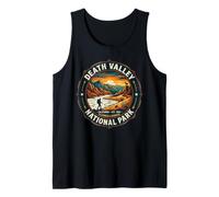 Emblema Retro de Aventura del Parque Nacional del Valle de la Muerte Camiseta sin Mangas