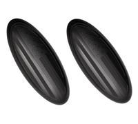 Emblema superpuesto de 9 Pulgadas para Ford, Parrilla Delantera y Trasera, Insignia Ovalada de Bandera Estadounidense Compatible con F150, F250, F350, Edge, Explorer, Ranger (2 Piezas)