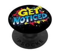 Emblema vibrante para llamar la atención PopSockets PopGrip Adhesivo