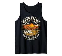 Emblema Vintage del Desierto del Parque Nacional del Valle de la Muerte California Camiseta sin Mangas
