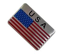 Emblemas Bandera Metal para Auto,Pegatina Patriótica Deco Emblema 3D | Pegatina Bandera Metal Vehículo para Veteranos Patriotas 4 Julio Viajes diarios Road Trip Camping-Car