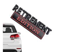 Emblemas de coche, edición en la pensión pegatinas para coche, adhesivo metálico 3D para camión y SUV decoración portón trasero guardabarros maletero puerta maletero