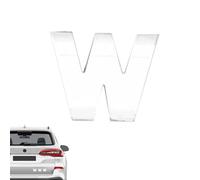 Emblemas e insignias para coche Carta 3D,Adhesivo con letras emblema para coche - Impermeable y resistente a la decoloración para parachoques,Pegatinas para robustos Pegatinas con Resistentes