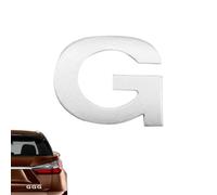 Emblemas e insignias para coche Carta 3D,Adhesivo con letras emblema para coche - Pegatinas para parachoques antipolvo,Pegatinas resistentes con alfabeto resistentes a la decoloración fáciles de