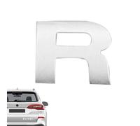 Emblemas e insignias para coche Letra 3D,Adhesivo con letras emblema para coche | Impermeable y resistente a la decoloración para parachoques - Pegatinas para robustas pegatinas con resistentes sesgos
