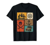 Emblemas Piratas Galeón - Piratecore Camiseta