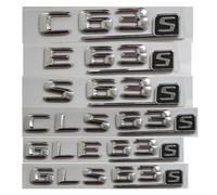 Emblemas y emblemas for Maletero con Letras cromadas 3D compatibles con C63, E63, S63, CLS63, GLE63, GLS63 y S CDI.(E 63s)