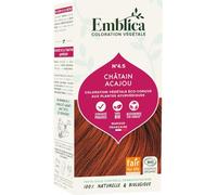 Emblica | Tinte vegetal orgánico para el pelo | No 4.5 caoba marrón | Sin conservantes | Rico en amla | 100 g