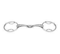 Embocaduras Bocado 2 anillos - Satinox con pases, doble articulación - Sprenger