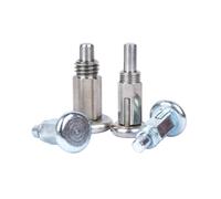 Émbolo con pomo, Restablezca o cierre automático el hilo telescópico M6-M12 de la cabeza del émbolo 7m m Pin indexación resorte(M6x0.75mm)