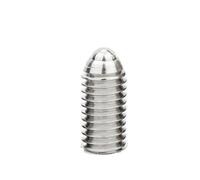 Émbolo de bola con resorte M2.5 M3 M4 M5 M6 M8 M12 304 Tornillo de medición de máquina hexagonal interior de acero inoxidable Bola de onda Posicionamiento Bola de acero Resorte Émbolo(M2.5x16mm-1pcs)