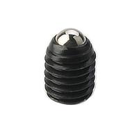 Émbolo de bola con resorte QX414.1 M3/M4/M5/M6/M8 Émbolo de cabeza esférica corta con resorte de posicionamiento hexagonal interno, tornillo de bola de acero(QX414.1-ST,M4(15PCS))