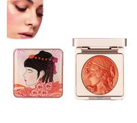 Embossed Smooth Powder Blush Palette for Cheeks,Powder Blush for Cheeks,Glow Blush for Cheeks,Embossed Girl Blush,Matte Face Powder Blush Palette,Natural Makeup,Radiant Finish (02#)