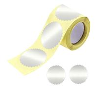 Embossed Stickers - 2" Gold Foil Seals for Notary Certificates, Versatile Decorative with Self-Adhesive Backing for Wedding Invitations, Holiday Greeting Cards, 1.77x1.77 inches