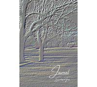 Embossed Trees Journal: Gray cover with the appearance of embossed trees, inside has 124 lined pages and great for journaling