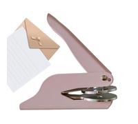 Embosser, Hand-Held Embossing Stamp, Elegant Wedding Invitation Embossed Machine for Envelopes, Paper Crafts, Custom Designs for Women, Personalized Stationery, 4,92 x 1,73 x 6,89 in
