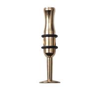 Embouchure Training Device, Metal Trumpet Mouthpiece, Strength Building Tool, Breath Enhancer, Trombone Saxophone Horn Accessory for Beginners, Musicians, 2.68x1.22x1.22 Inches