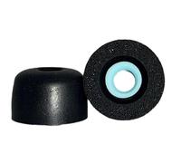 Embouts en Mousse à mémoire de Forme pour WF-1000XM6 écouteurs, isolants acoustiques, diamètre 4,4-4,5 mm, embouts de remplacement souples pour écouteurs Intra-auriculaires (Large Black)