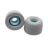 Embouts en Mousse à mémoire de Forme pour WF-1000XM6 écouteurs, isolants acoustiques, diamètre 4,4-4,5 mm, embouts de remplacement souples pour écouteurs Intra-auriculaires (Large Gray)