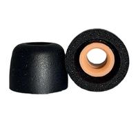Embouts en Mousse à mémoire de Forme pour WF-1000XM6 écouteurs, isolants acoustiques, diamètre 4,4-4,5 mm, embouts de remplacement souples pour écouteurs Intra-auriculaires (Small Black)