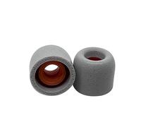 Embouts en Mousse à mémoire de Forme pour WF-1000XM6 écouteurs, isolants acoustiques, diamètre 4,4-4,5 mm, embouts de remplacement souples pour écouteurs Intra-auriculaires (Small Gray)