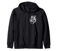 Embrace All with Your Love Adorable Pareja futurista Sudadera con Capucha