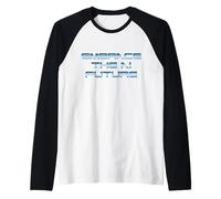 Embrace The AI Future, Ironia Distópica, máquinas Rebeldes Camiseta Manga Raglan