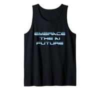 Embrace The AI Future, Ironia Distópica, máquinas Rebeldes Camiseta sin Mangas