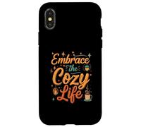 Embrace the Cozy Life Hygge Comfort Aesthetic Carcasa para iPhone X/XS