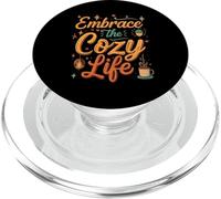 Embrace the Cozy Life Hygge Comfort Aesthetic PopSockets PopGrip para MagSafe