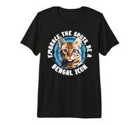 Embrace The Spots Be A Bengal Icon Cat Lover Owner Camiseta Premium
