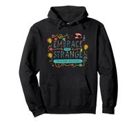 Embrace The Strange: Edición para Profesores, Extravagante e inspiradora Sudadera con Capucha, Unisex para Adultos, Negro, M