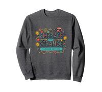 Embrace The Strange: Edición para Profesores, Extravagante e inspiradora Sudadera, Unisex para Adultos, Jaspeado Oscuro, M