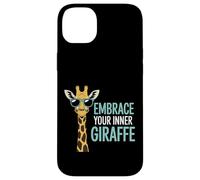 Embrace Your Inner Giraffe Motivación Animal Alta - Carcasa para iPhone 14 Plus