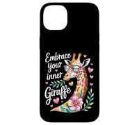 Embrace Your Inner Giraffe Motivación Animal Alta - Carcasa para iPhone 14 Plus
