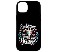 Embrace Your Inner Giraffe Motivación Animal Alta - Carcasa para iPhone 14 Plus