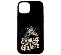 Embrace Your Inner Giraffe Motivación animal alta ---- Carcasa para iPhone 15 Plus