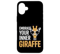 Embrace Your Inner Giraffe Motivación Animal Alta - Carcasa para iPhone 16 Plus