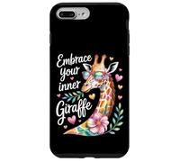 Embrace Your Inner Giraffe Motivación Animal Alta - Carcasa para iPhone 7 Plus/8 Plus
