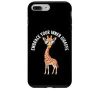 Embrace Your Inner Giraffe Motivación Animal Alta |- Carcasa para iPhone 7 Plus/8 Plus