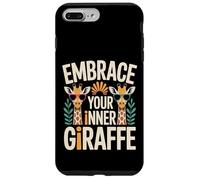 Embrace Your Inner Giraffe Motivación Animal Alta |- Carcasa para iPhone 7 Plus/8 Plus