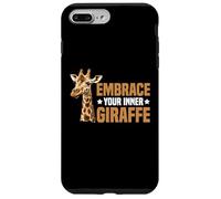 Embrace Your Inner Giraffe Motivación animal alta - Carcasa para iPhone 7 Plus/8 Plus