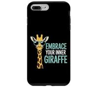 Embrace Your Inner Giraffe Motivación Animal Alta - Carcasa para iPhone 7 Plus/8 Plus