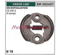 Embrague Completo GREEN LINE Motor Desbrozadora CG 335-S 4 TIEMPOS Ø 78 002407